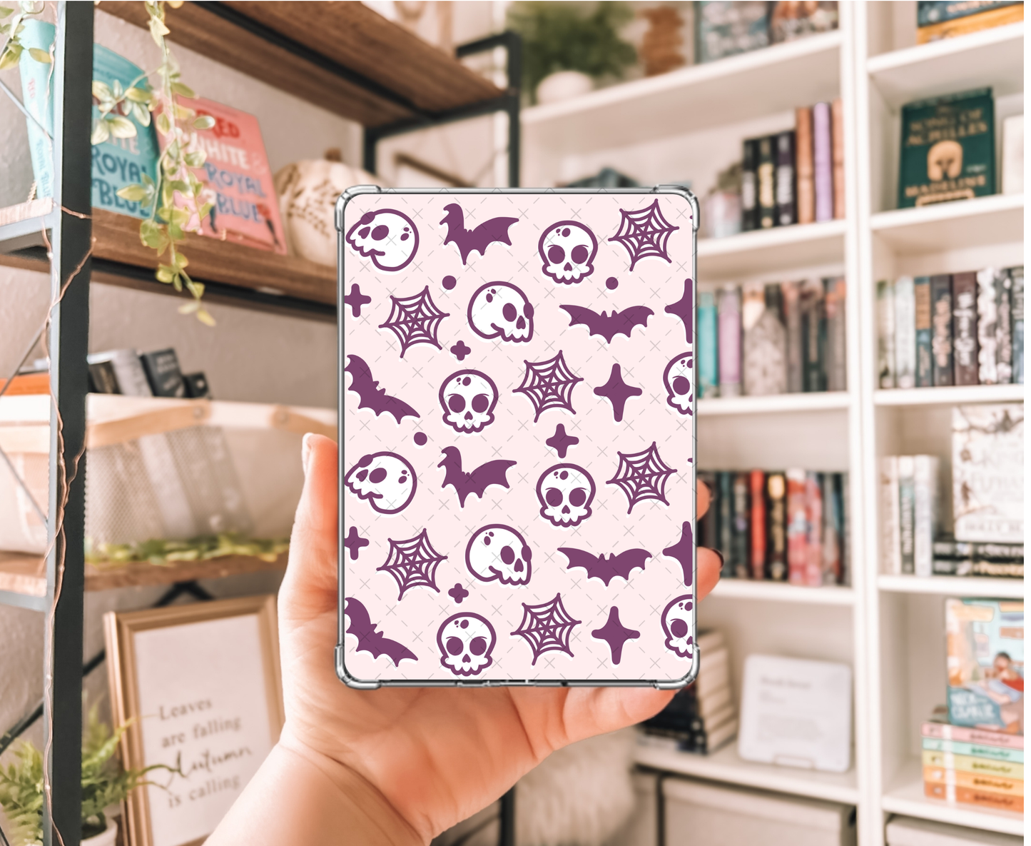 Skulls and Bats Kindle Inserts | All Sizes Available: Glossy / 2024 Paperwhite