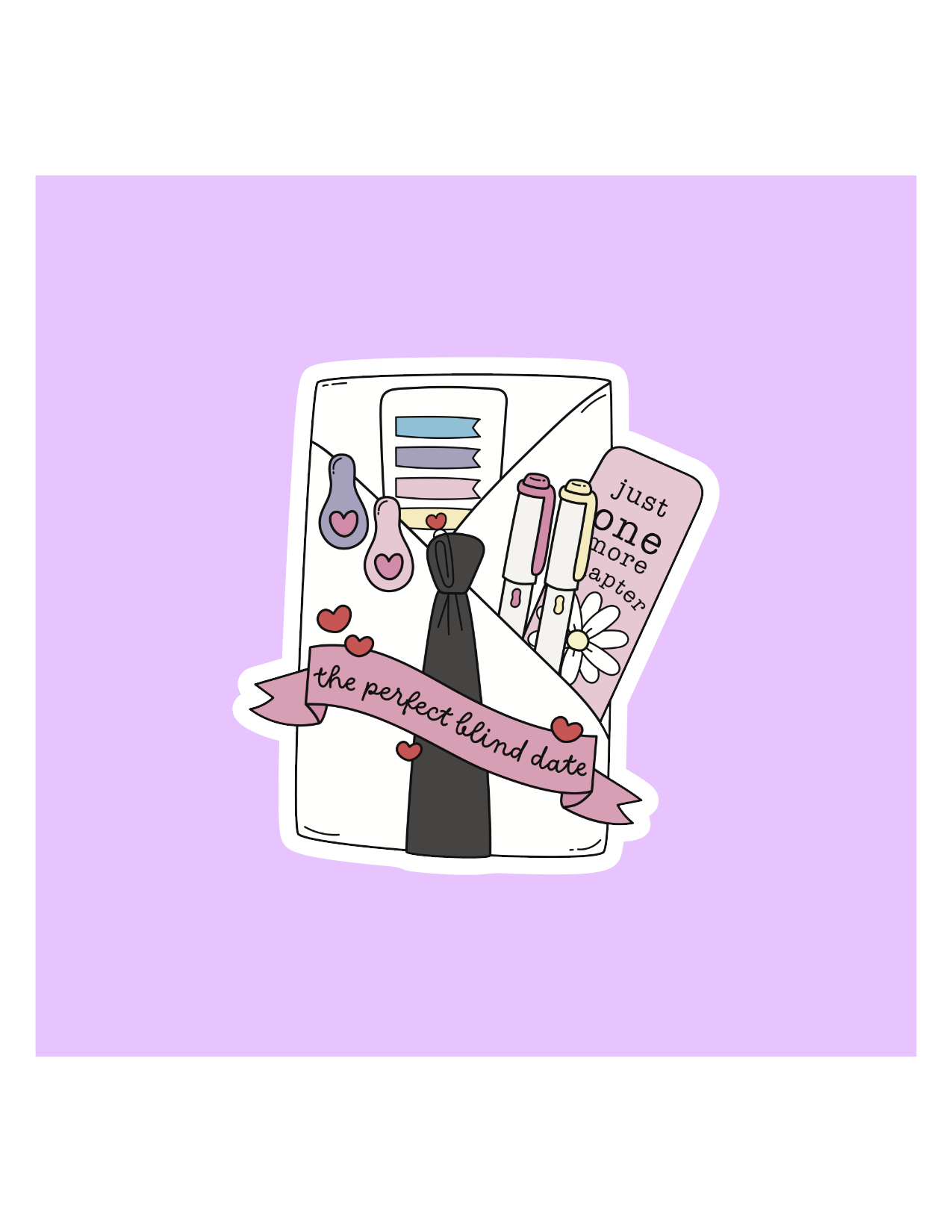 Perfect Blind Date Sticker: 3 inch
