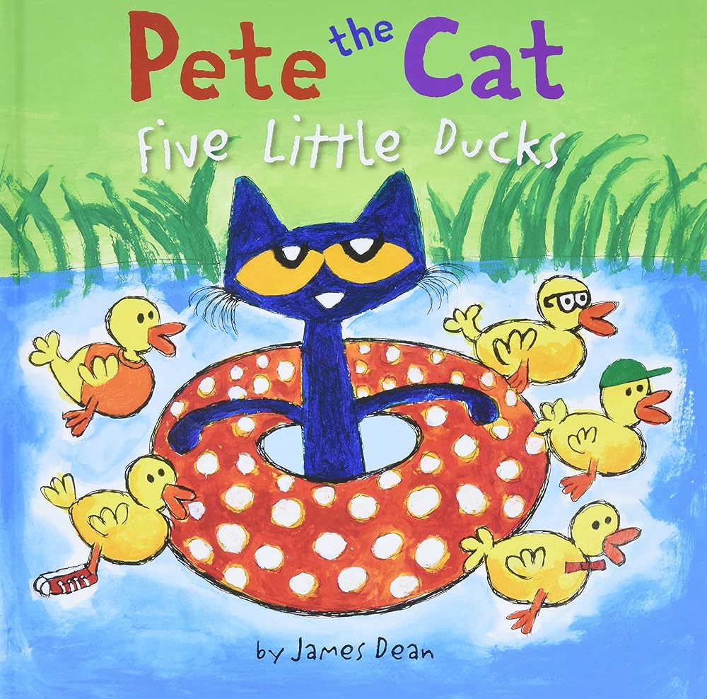 Pete the Cat: Five Little Ducks: An Easter And Springtime Book For Kids cover image