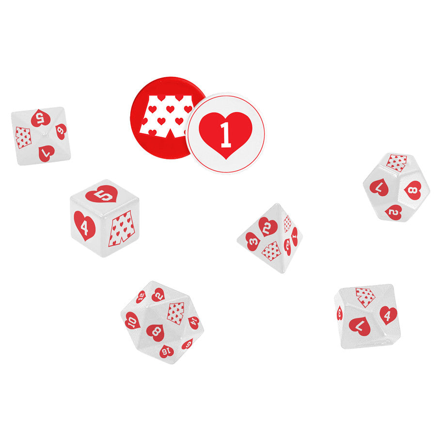 PRE-ORDER Dungeon Crawler Carl RPG Dice Set - Carl's Enchanted Big Boi Boxers Dice Set