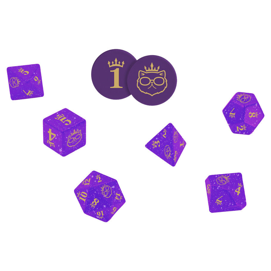 PRE-ORDER Dungeon Crawler Carl Roleplaying Game Princess Donut's Enchanted Crown of the Sepsis Whore Dice Set
