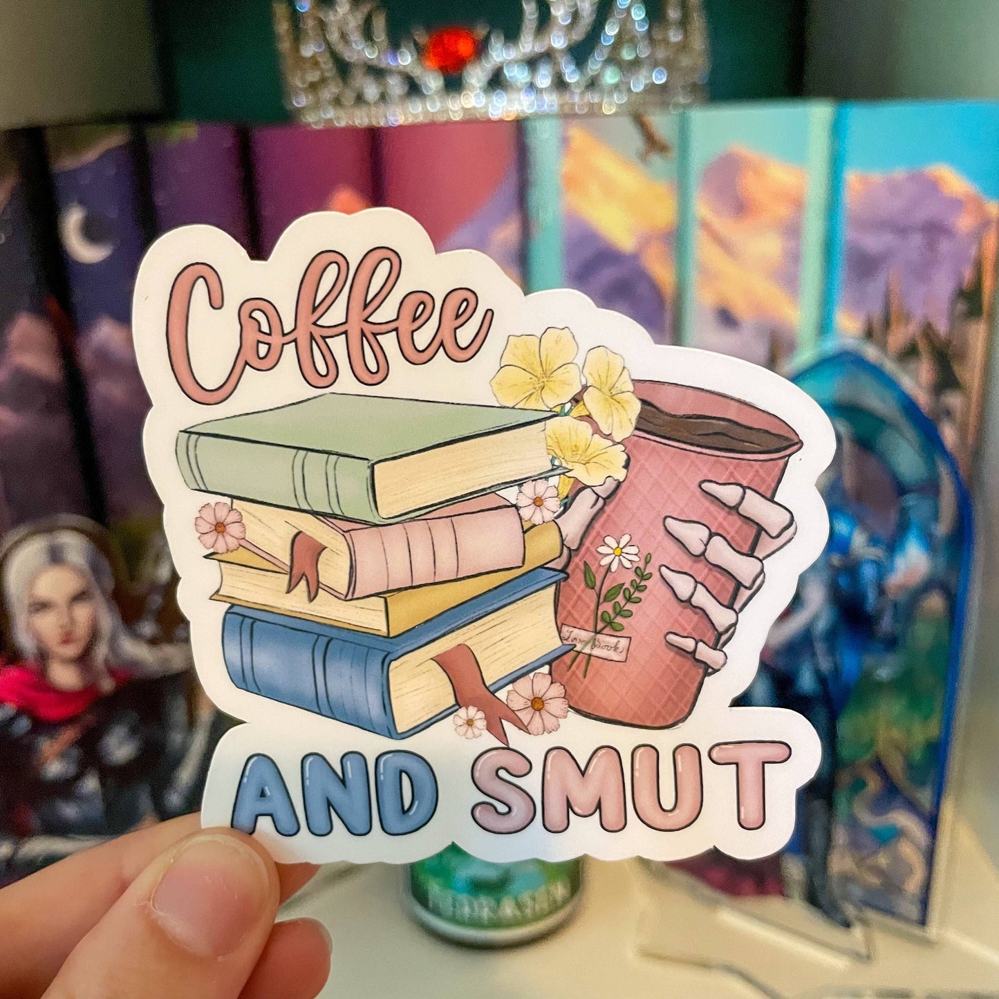 Coffee and Smut Sticker | Sticker |Kindle Sticker