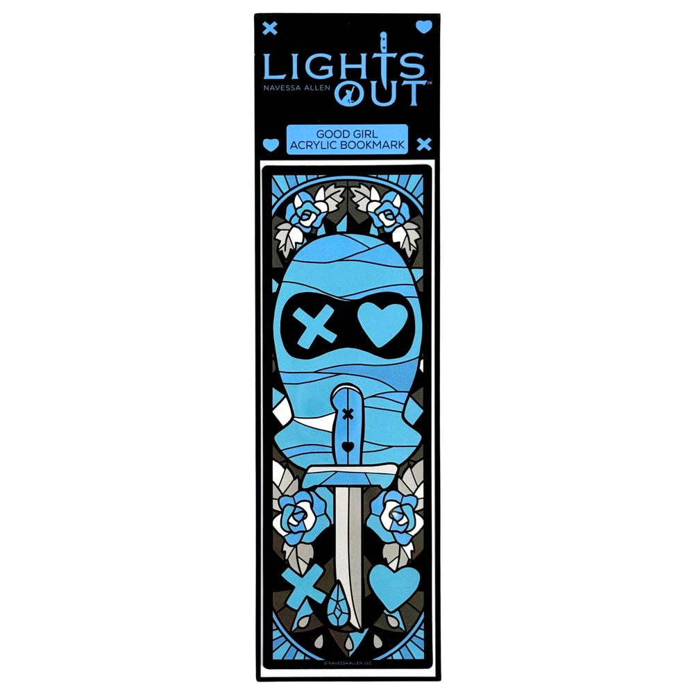 Lights Out: Good Girl Transparent Acrylic Bookmark