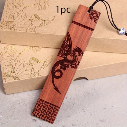 Bookmark: Wooden Dragon