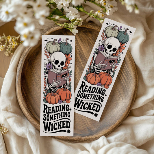 Halloween Smut Bookmarks: Reading Something Wicked