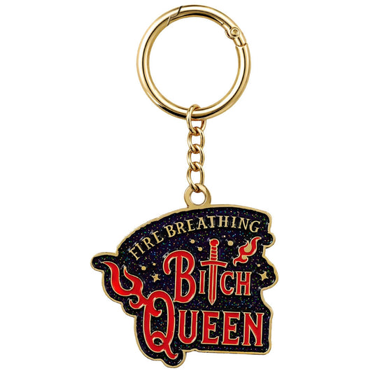 Throne of Glass: Fire Breathing Bitch Queen Bag Charm