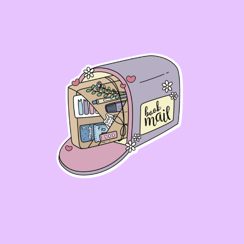 Book Mail Sticker: 2 inch