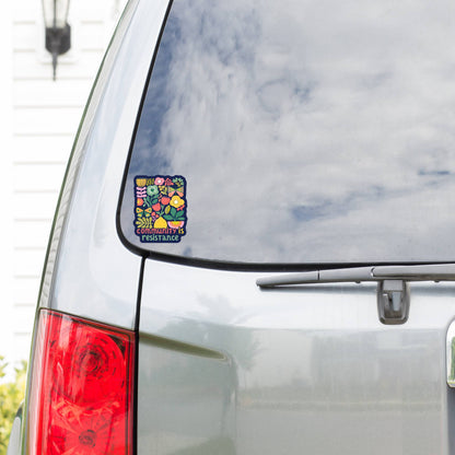 Community Strength Hope Together High Quality Vinyl Sticker