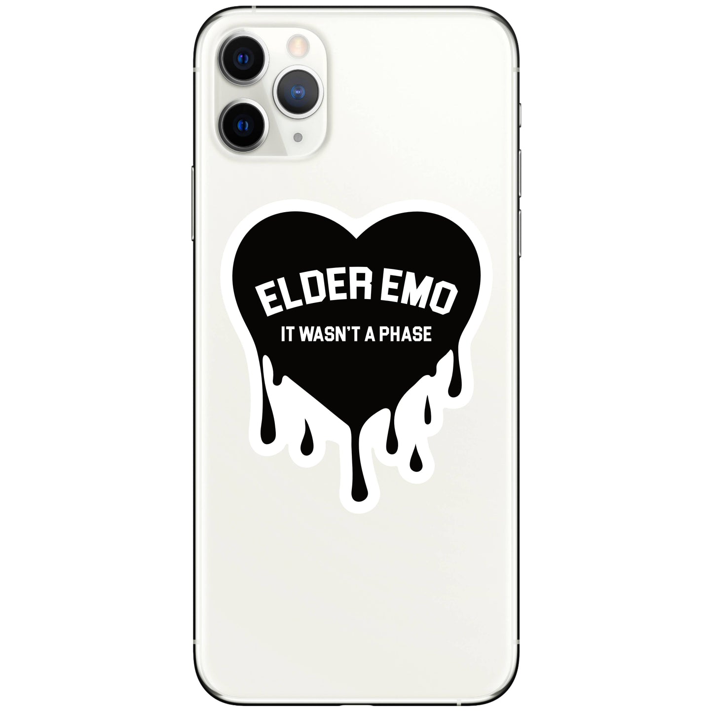Elder Emo Gen X Millennial Music High Quality  Vinyl Sticker