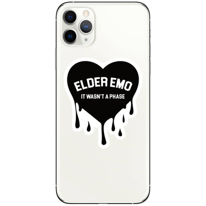 Elder Emo Gen X Millennial Music High Quality  Vinyl Sticker