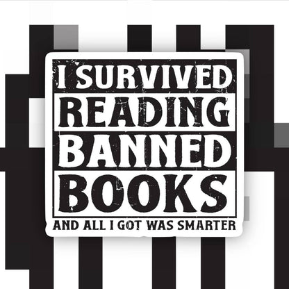 I Survived Reading Banned Books Sticker