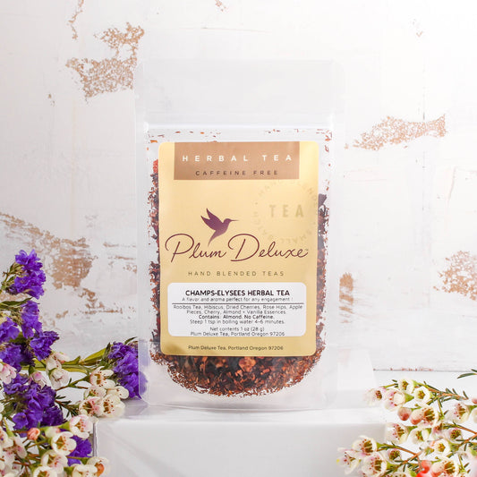 Champs Elysees Cherry Almond Herbal Loose Leaf Tea: 1 oz