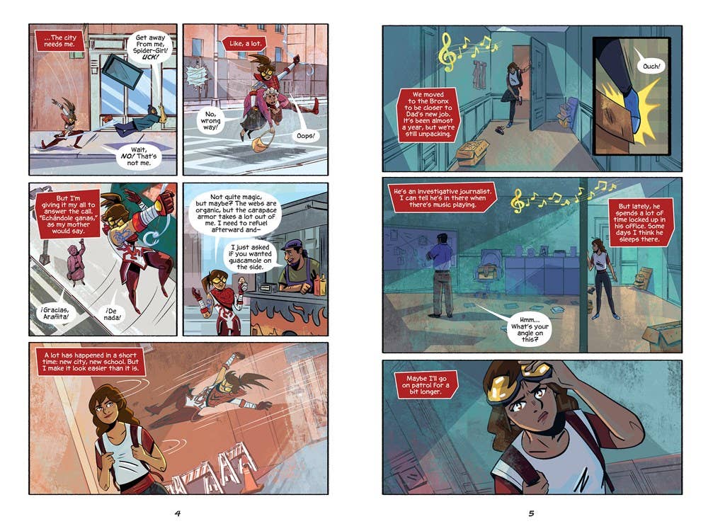 Around the Spider-Verse (Original Spider-Man Graphic Novel Anthology) by Pablo Leon, Justin A. Reynolds, Roseanne A. Brown, Penelope Rivera Gaylord, Maca Gil
