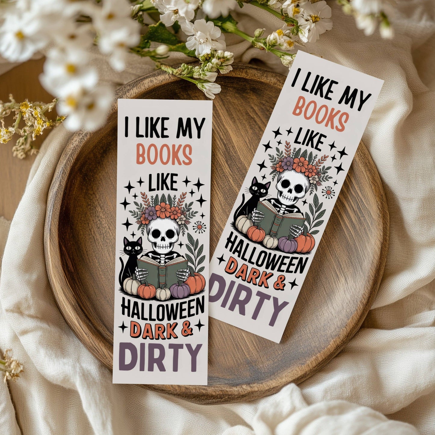 Halloween Bookmarks: Candles Flicker