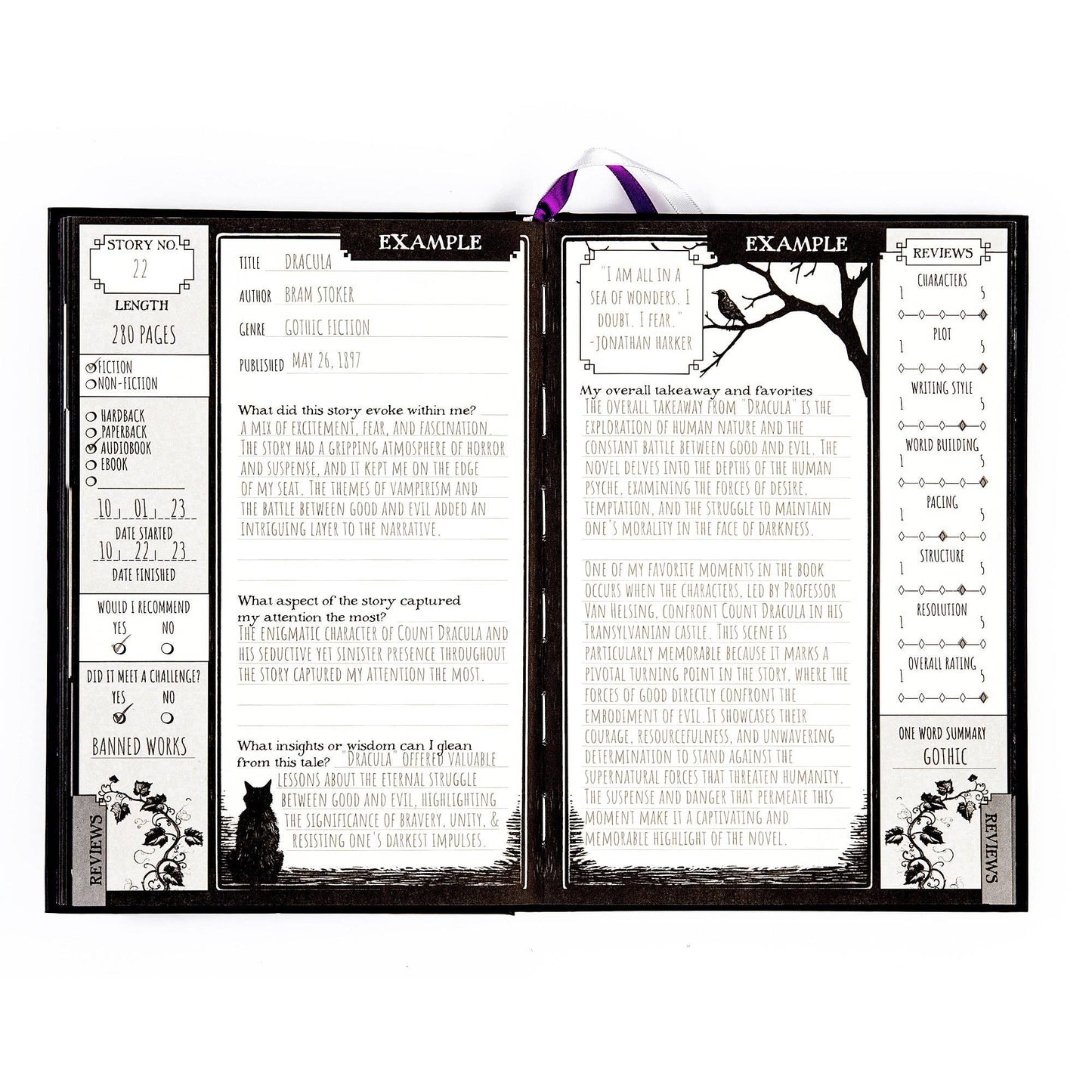 Waiting for the Night Reading Journal (Original Artwork)