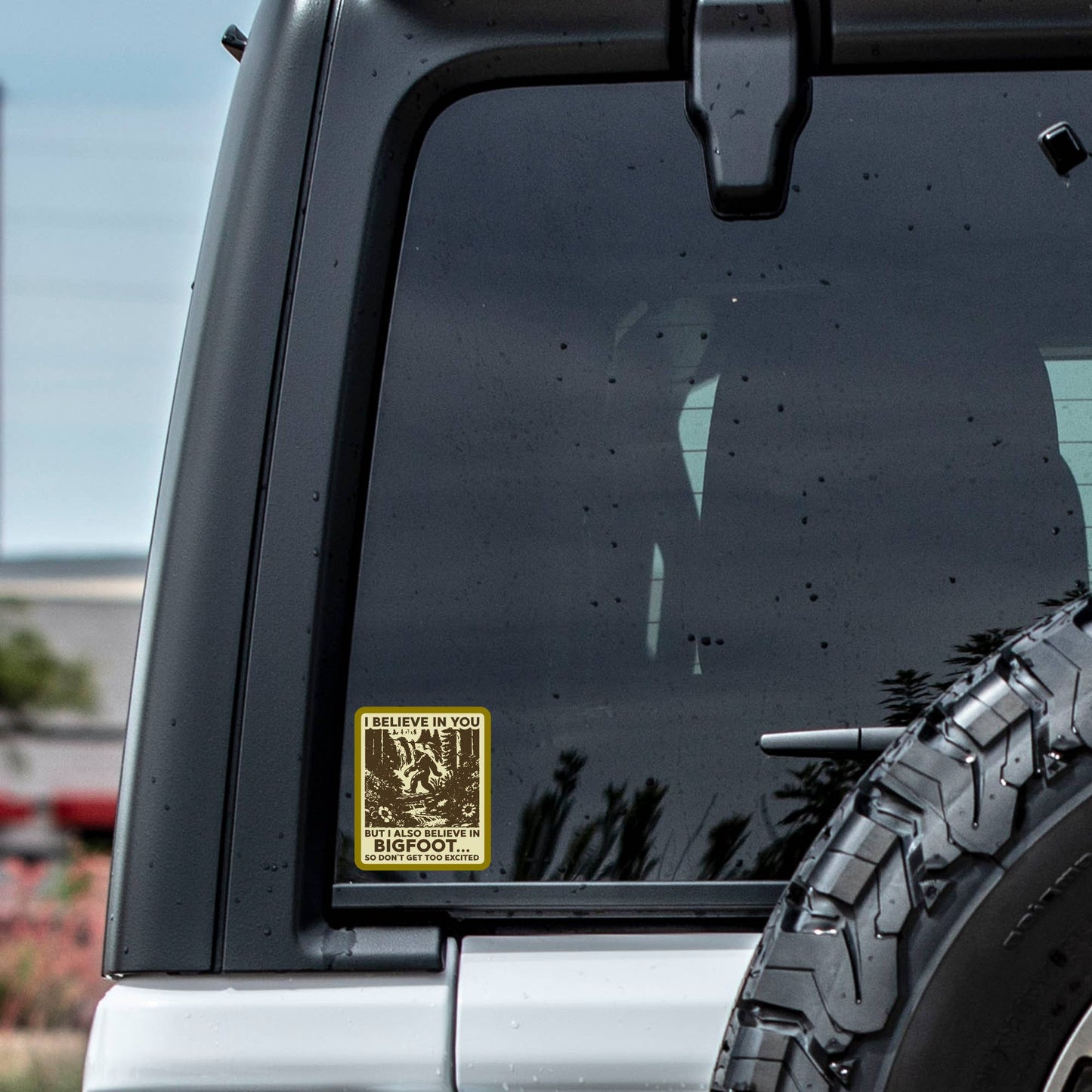 Bigfoot Sarcastic Cute Cryptoid High Quality Vinyl Sticker