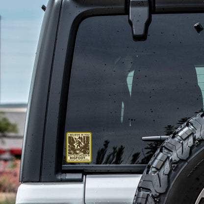 Bigfoot Sarcastic Cute Cryptoid High Quality Vinyl Sticker