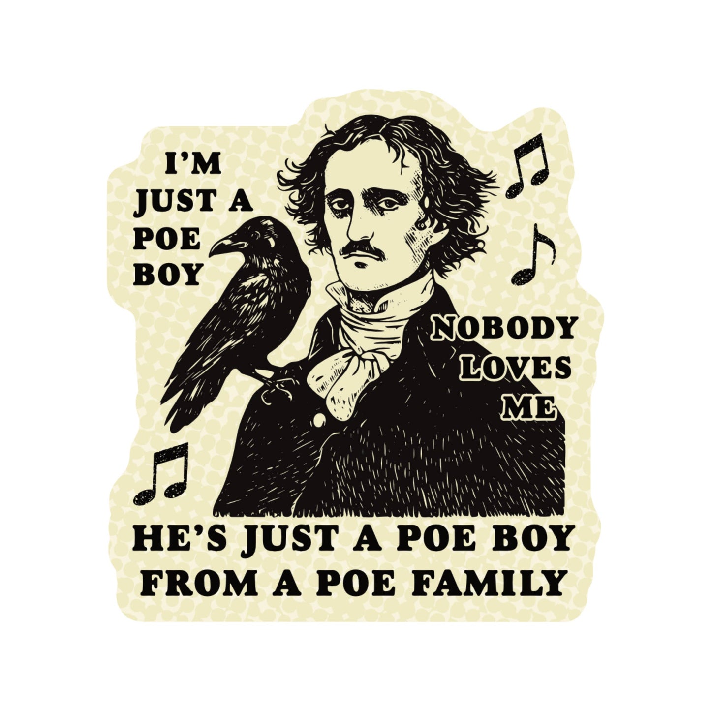 Funny Literature History Pun High Quality Vinyl Sticker