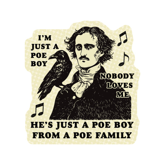Funny Literature History Pun High Quality Vinyl Sticker