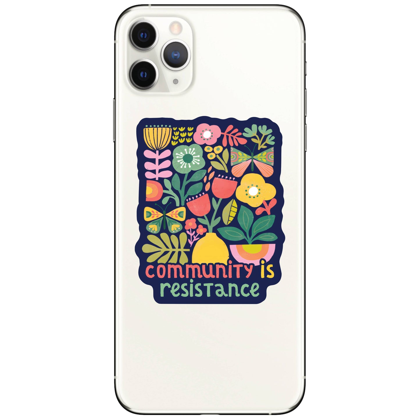 Community Strength Hope Together High Quality Vinyl Sticker