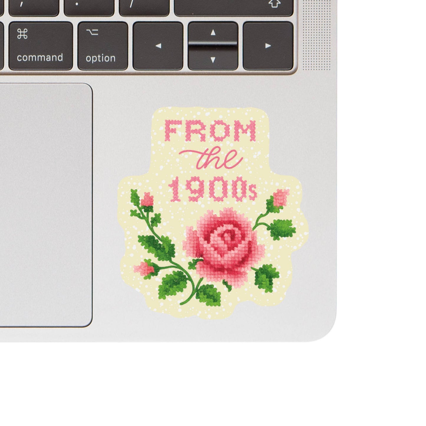 Funny Clever 1900 Cross Stitch High Quality Vinyl Sticker