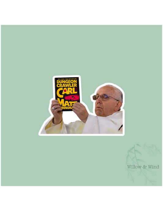 Dungeon Crawler Pope - Dungeon Crawler Carl Sticker: 2 inch