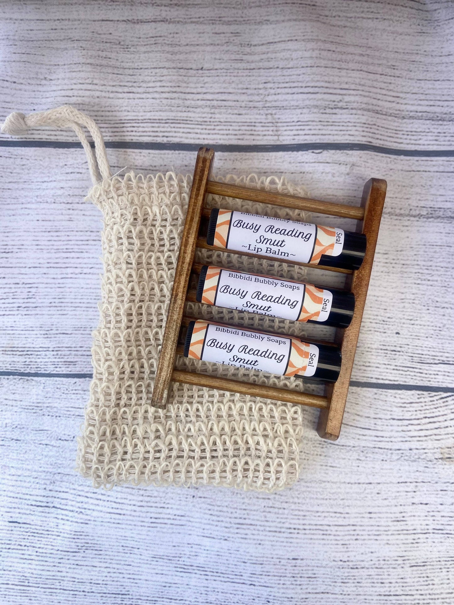 Busy Reading Smut Lip Balm Travel Small Batch Self-Care