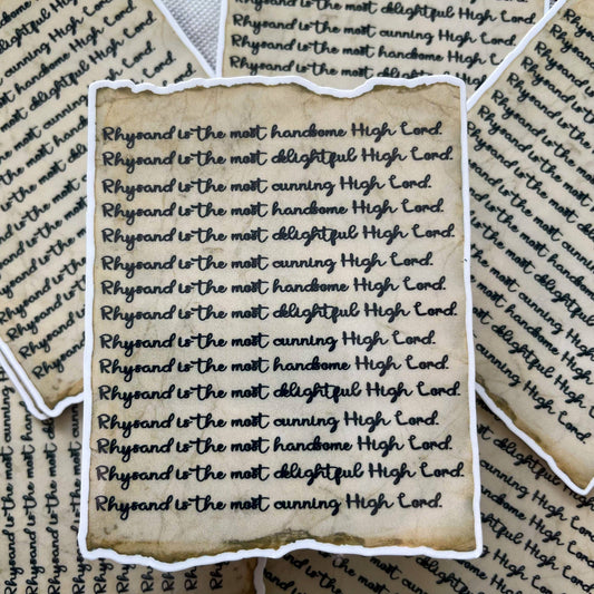 Acotar | Rhysand Is the Most Handsome High Lord | Laminated