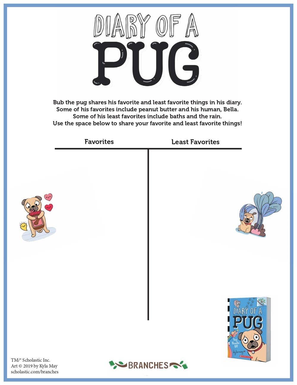 Get Well, Pug: A Branches Book (Diary of a Pug #12)