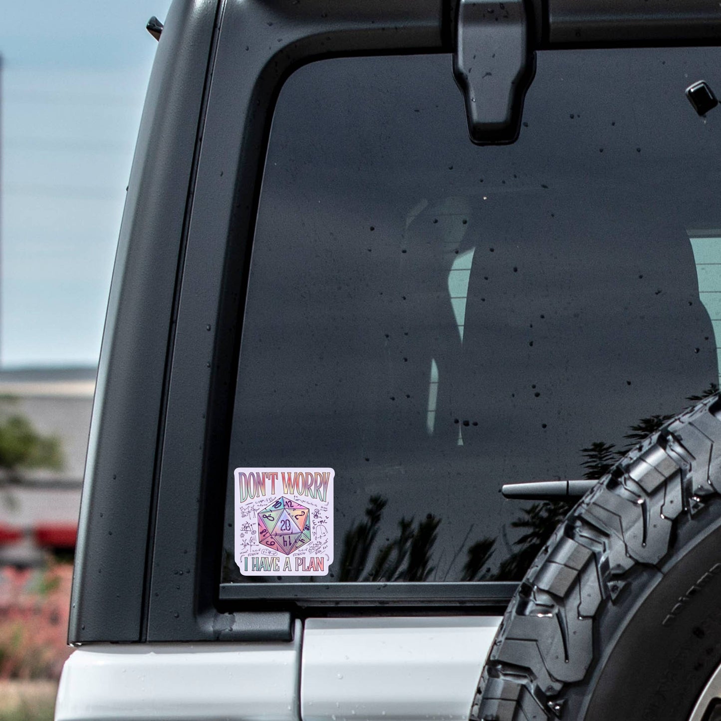 I Have a Plan Dice Game High Quality Vinyl Sticker
