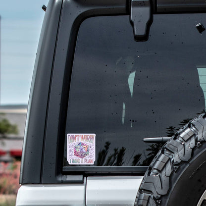 I Have a Plan Dice Game High Quality Vinyl Sticker