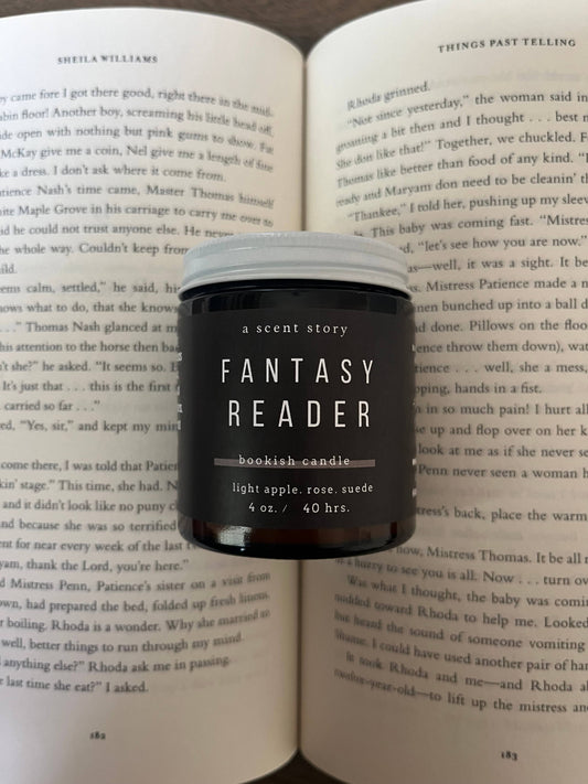 Fantasy Reader -  Bookish Candle | Book Themed Candle