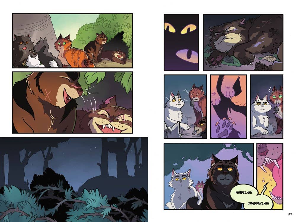 Warriors Graphic Novel: The Prophecies Begin #2 by Erin Hunter, Natalie Riess, Sara Goetter