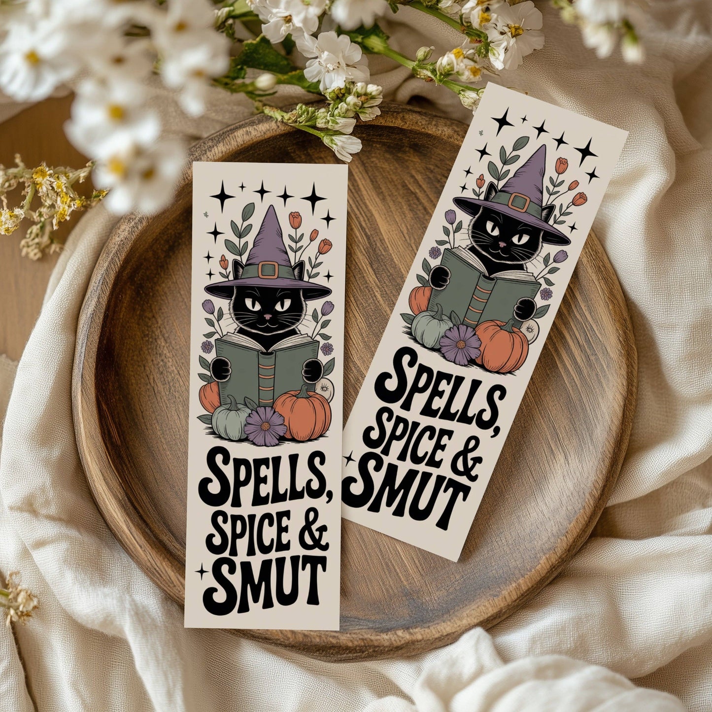 Halloween Bookmarks: Candles Flicker