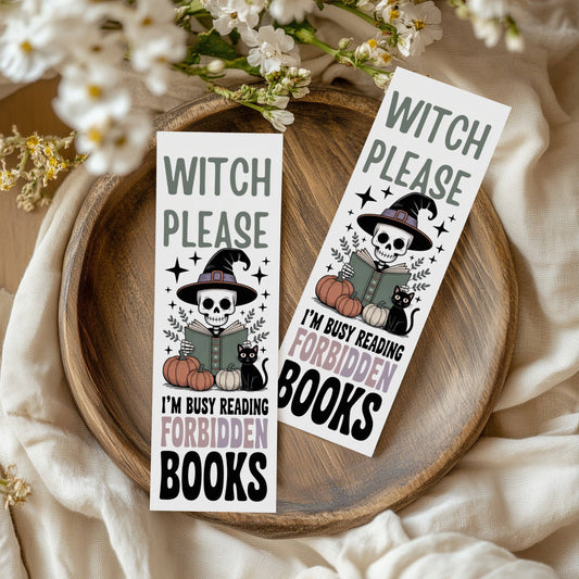 Halloween Smut Bookmarks: Witch Please