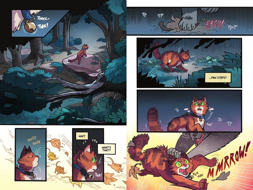 Warriors Graphic Novel: The Prophecies Begin #1 by Erin Hunter, Natalie Riess, Sara Goetter