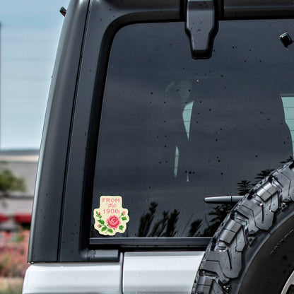 Funny Clever 1900 Cross Stitch High Quality Vinyl Sticker