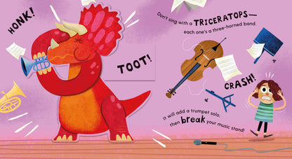 Don't Ever Take a T-Rex out for Tea: A Dino-Mite Pop-Up Book by Harriet Evans, Michael Slack