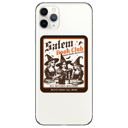 Spooky Salem Book Witch Read High Quality Vinyl Stick