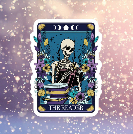 The Reader Tarot Card Sticker: 2 / Glossy
