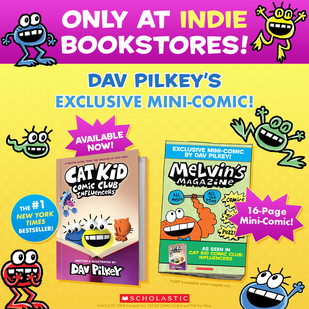 Cat Kid Comic Club: Influencers: A Graphic Novel (Cat Kid Comic Club #5): From the Creator of Dog Man by Dav Pilkey