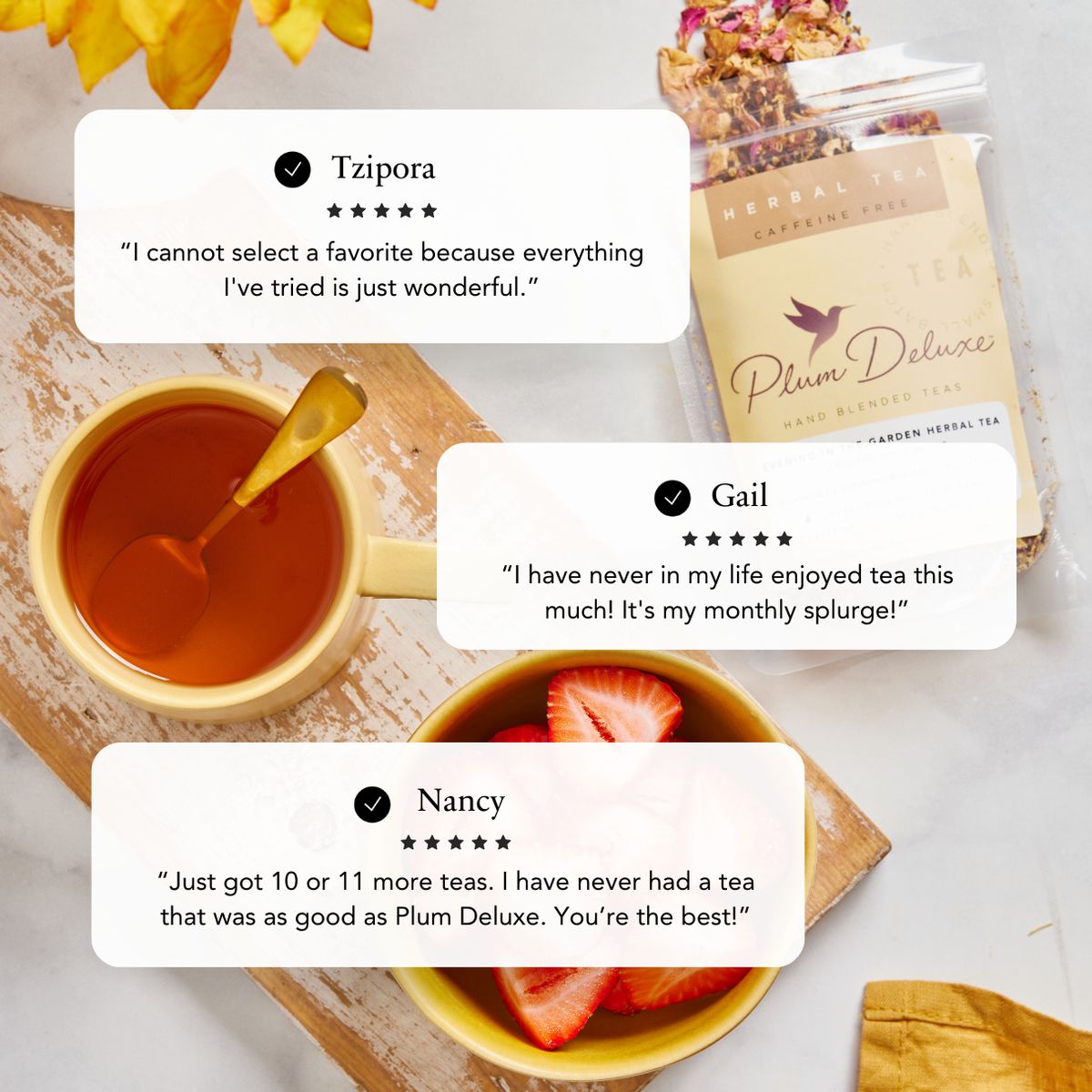Strawberry Echinacea Immunity Herbal Loose Leaf Tea