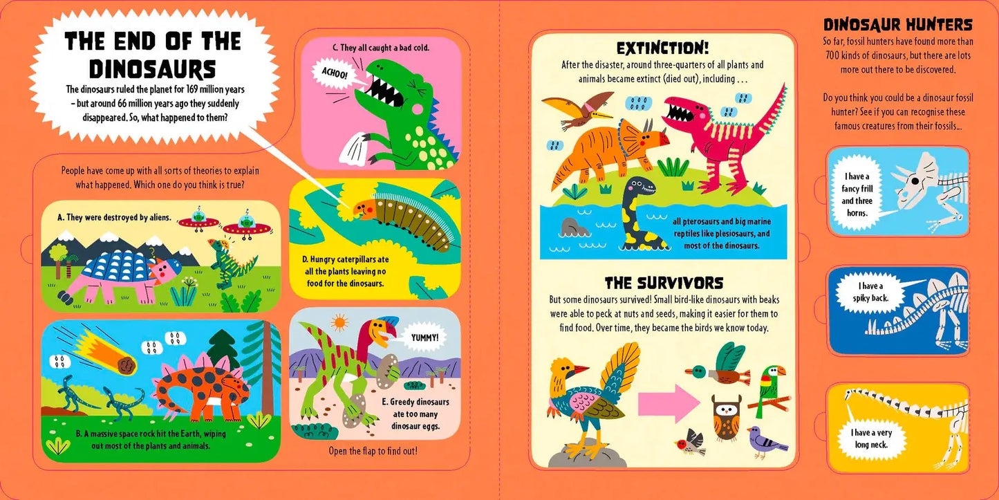Lonely Planet Kids My First Lift-the-Flap Dinosaur Atlas: Contains Over 50 Flaps to Lift by Lonely Planet