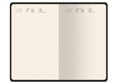 A5 Vegan Leather Daily Planner - Coral