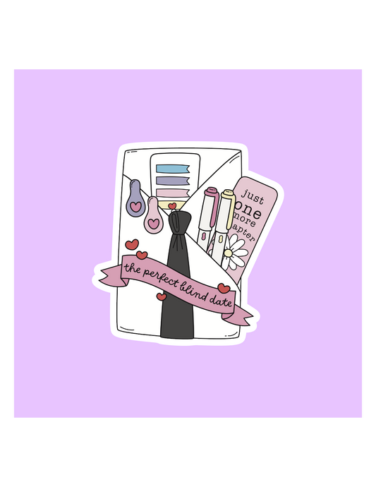 Perfect Blind Date Sticker: 3 inch