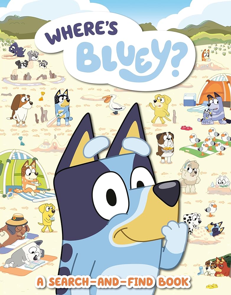 Where's Bluey?: A Search-and-Find Book cover image