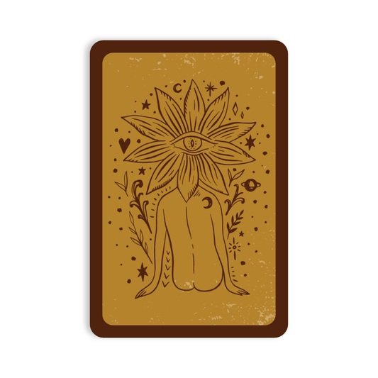 Flower Woman Magic Mystic Nature High Quality Vinyl Sticker