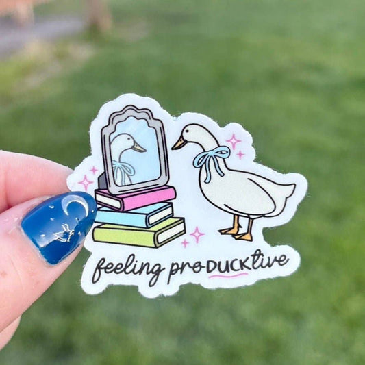 Feeling ProDUCKtive Sticker