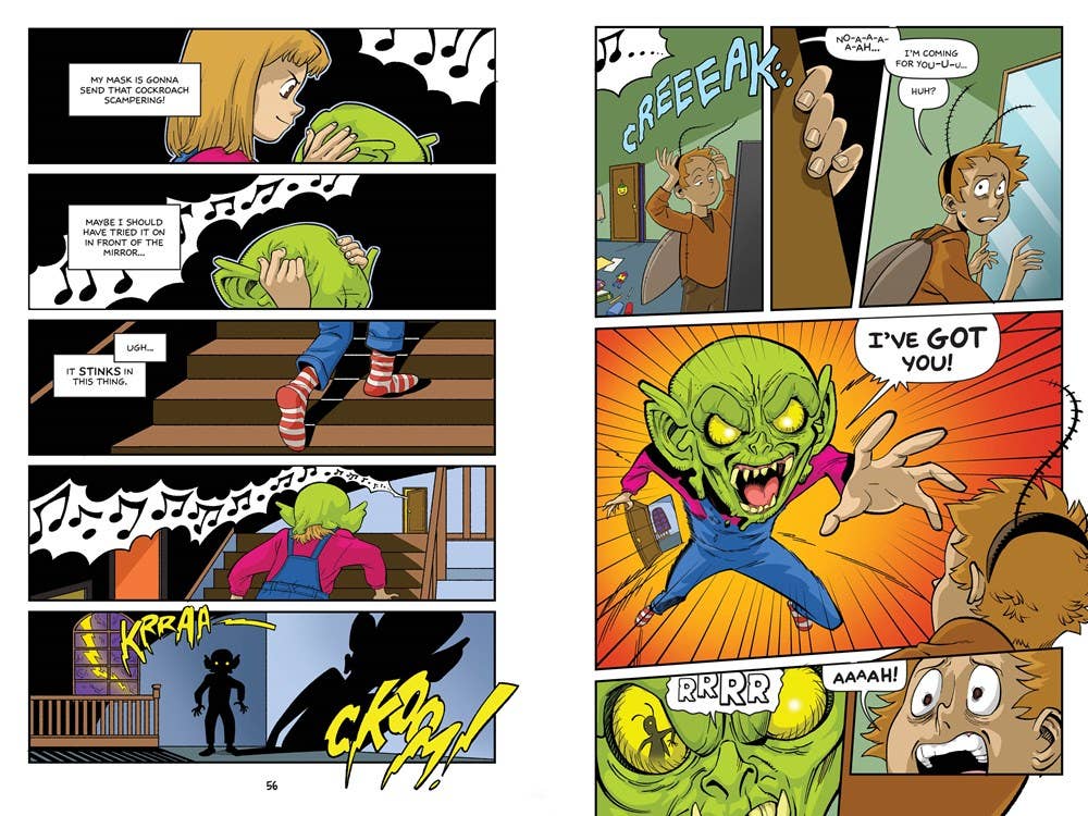 The Haunted Mask (Goosebumps Graphic Novel #1) by R. L. Stine, Maddi Gonzalez