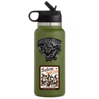 Spooky Salem Book Witch Read High Quality Vinyl Stick